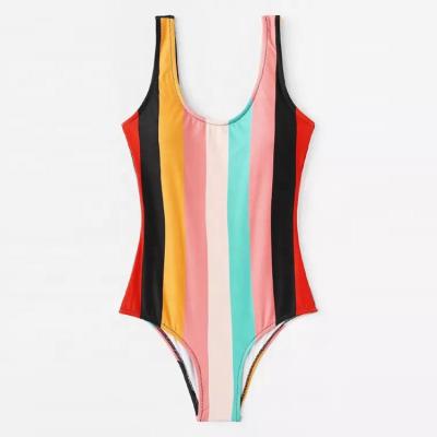 China OEM Low Waist Colorblock Plus Size Designer Woman Bikini Swimsuit for sale