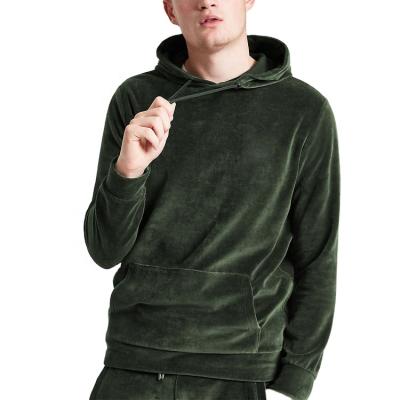 China Hip Hop Anti-wrinkle Keep Warm Velvet Sweatsuits Men Mask Oversized Hoodie Velvet Wholesale Hoodie for sale