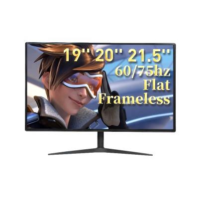 China Desktop Monitor 19 20 21.5 Inch Led LCD PC Flat Panel Gaming Monitores Game for sale