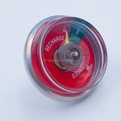 China SS 304 1.25 Inch Fire Extinguisher Drone Tube Pressure Gauge Back Mount for sale