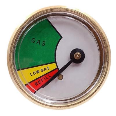 China Gas Pressure Gauge Brass Gas Cylinder Brass Gauge for sale