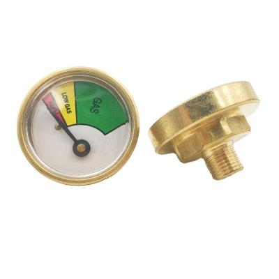 China Brass magnetic lpg gas pressure gauge regulator tank level indicator gauge for lpg gas cylinder for sale