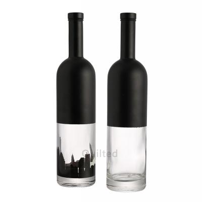 China 750ml Beverage Liquor Bottles Sale Empty Glass Bottles Manufacturer For Vodka Gin Whiskey Spirit Bottles for sale