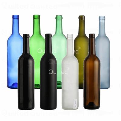 China Wholesale 750ml Beverage Wine Bottle Vodka Bottle Thick Bottom Glass Thickening for sale