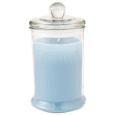 China Super Fation Quality Custom Cylinder Width Transparent Black Round Glass Candle Jars Bottles for sale