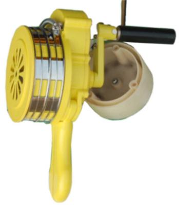 China LK-100P ABS siren, ABS material hand operated siren, aluminum alloy siren for sale