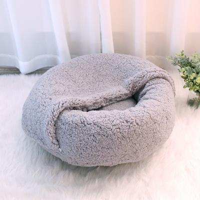 China Sustainable Travel Novelty Felt Design Luxury Princess Nest Funny Personal 4 Styles Soft Durable Washable Plush Pet Bed For Animal for sale