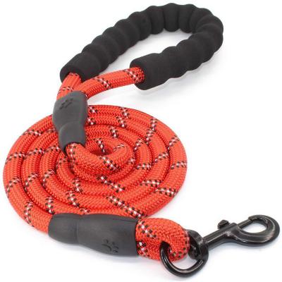 China OEM High Quality Reflective Luxury Neoprene Amazon Pet Training Heavi Duti Rope Dog Viable Hot Selling Waterproof Working Leash for sale