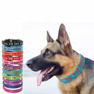 China Wholesale Custom Products Amazon Dropshipping Luxury Design Led Light Soft Touch Pet Supplies Lighting Light Up Strap Dog Collar for sale