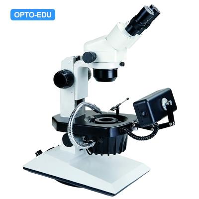 China OPTO-EDU A24.1203-B 0.75~5x Binocular 12V10W Halogen Gem Microscope A24.1203-B for sale