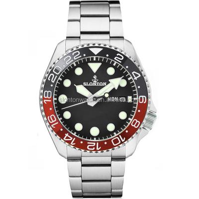 China Auto Date Factory Customize 316L Stainless Steel Mechanical Watches Luxury for sale