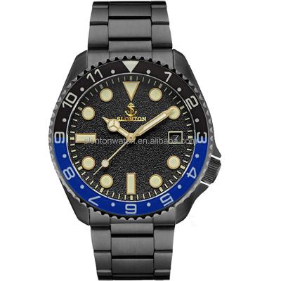 China Automatic Date Slonton Factory Customize 316L Stainless Steel Mechanical Mens Watch Luxury for sale