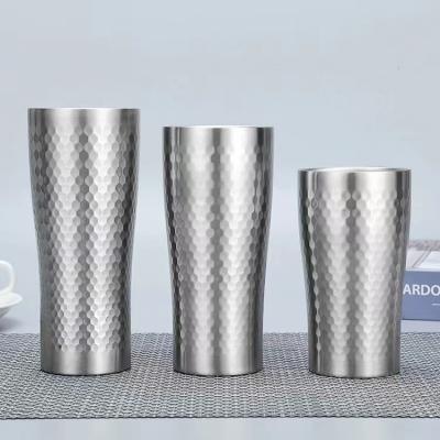 China Hot Selling Amazon Stainless Steel 304 Stainless Steel Double Wall Beer Mug 200ml 300ml 450ml Steel Mugs Coffee Mugs for sale