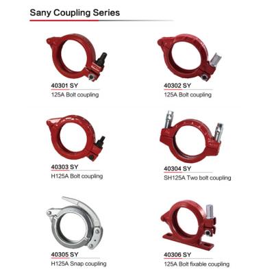 China Wholesale Concrete Pump Manufacturer Quick Connect Concrete Pump Pipe Clamp For Delivery Pipe for sale