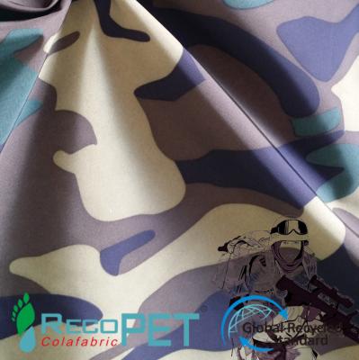 China Memory RPET Polyester Fabric For Man's Jacket for sale