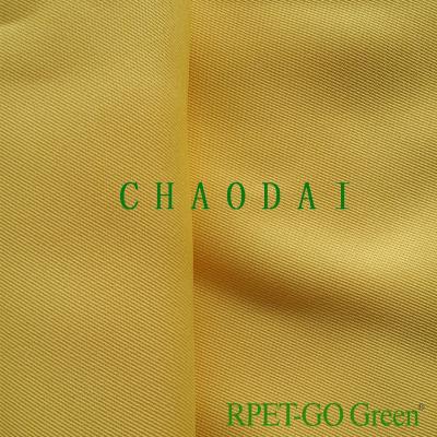 China Shrink-Resistant Eco-Friendly Recycled Polyester Gabardine Fabric For Uniform for sale