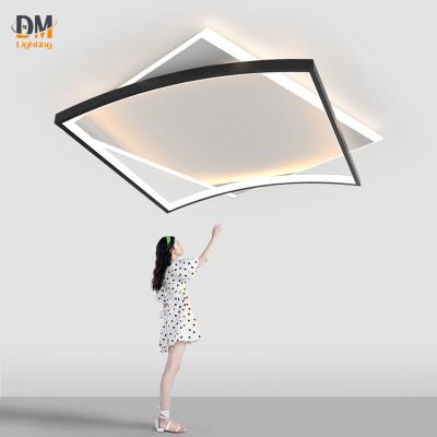 China 2021 New Minimalist Living Room Light Modern Acrylic Silicon LED Indoor Led Flush Ceiling Lamp for sale