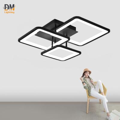 China 2021 Modern Modern Square Shape Three Head Surface Mounted Led Desk Lights Fancy LED Lights For Home à venda