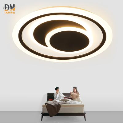 China Minimalist acrylic simple living room led light modern ceiling light LED ceiling round shape flush lamp light fixtures à venda