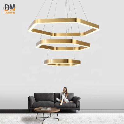 China Surface Mounted Tier 3 Customized Antique Chandelier Lighting Modern Office Led Hanging Lights Kitchen Pendant From Northern Europe à venda