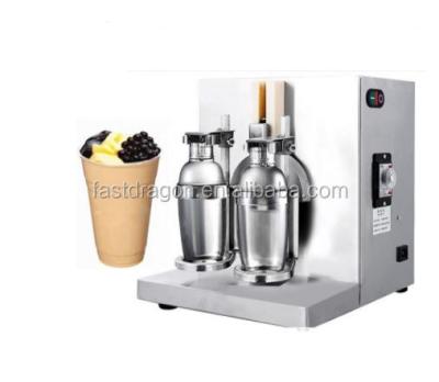 China Double-Cup Portable Juicer Blender Bubble Boba Milk Tea Shaker With Two Cups en venta