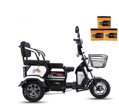 China Disc Brake Electric Utility Vehicles 3 Wheel Motorized Tricycle Cargo For Adults Te koop