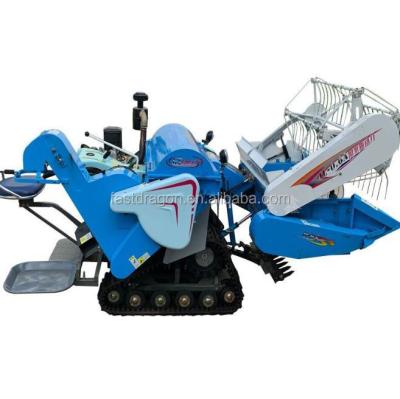 China Automatic Agriculture Farm Machine Crawler Wheel Type Small Combine Rice Harvester à venda