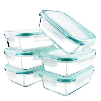 China PP LEHE Glass Containers Set Airtight Food Storage Takeaway Food Container for sale