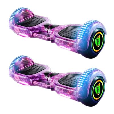 China Bluetooth speaker +led lights quality 6.5 inch self offroad scooters balancing electric balance car hover boards for sale