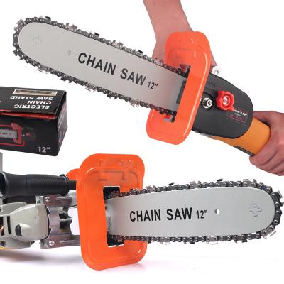 China Home Use 12/16 Inch Rotate Electric Chainsaw Log Saw Without Installation Home Woodworking Handheld for sale