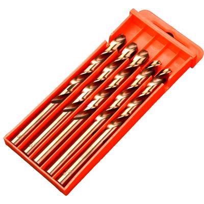 China Metal Drilling Fully Ground Stainless Steel Drill Bit Special Twist Drill For Steel Plate Cobalt High Torsion Drill for sale