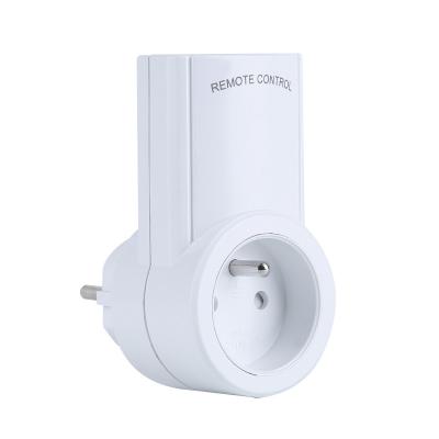 China Logo Remote Control Socket 230V 10A France Customized Residential / Multipurpose Smart Plug With One Remote Control for sale