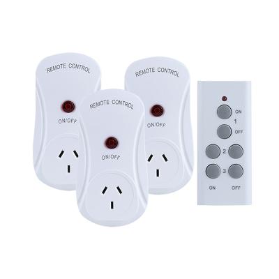 China Australia Plug Remote Control Wall Socket Residential / Multi-Purpose Smart Socket for sale