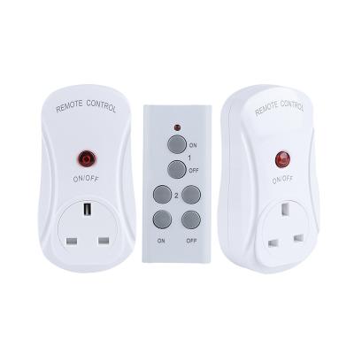 China Smart Home Wall Socket Outlet Mini Style Remote Control Power Residential / Multi-Purpose UK Plug for sale