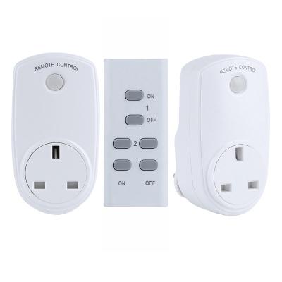 China Remote Control Power Outlet UK Socket Residential / General Purpose Home Plug Switch for sale