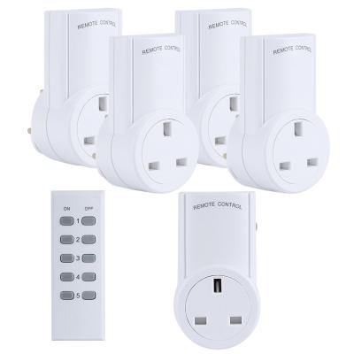 China Residential / General Purpose Remote Control Wall Socket Outlet With UK Standard for sale