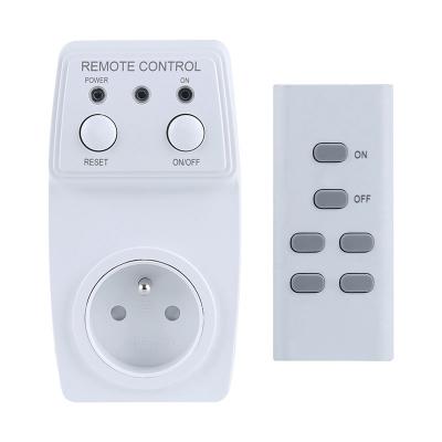 China France Smart Power Socket Residential / General Purpose Remote Control Standard Outlet for sale