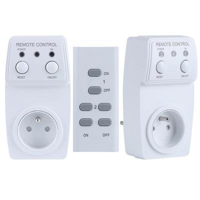 China France Standard Residential / Multi-Purpose Outlet Wall Socket Switch Remote Control Wireless Socket for sale