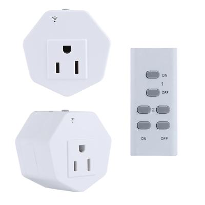 China US Smart Remote Control Socket Residential / Multipurpose Mini Smart Outlet For Smart Home Automation for sale