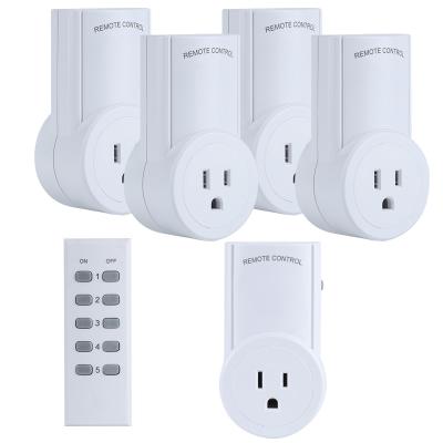 China US Standard Electrical Power Outlet RF Control Wireless Outlet Residential / General Purpose Remote Control Outlet for sale