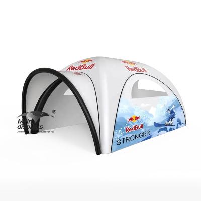 China Outdoor Portable Airtight System Rectangle Shape Air Tents Custom Printed Inflatable Trade Show Tent for sale