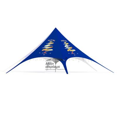 China UV-Resistant Fabric Star Tent Waterproof Oxford Decoration Christmas Star Tent For Outdoor Events for sale