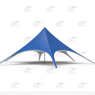 China High Quality Waterproof UV-Resistant White UV-Resistant White Star Tent Outdoor Marquee Star Dome Sun Shelters For Party for sale