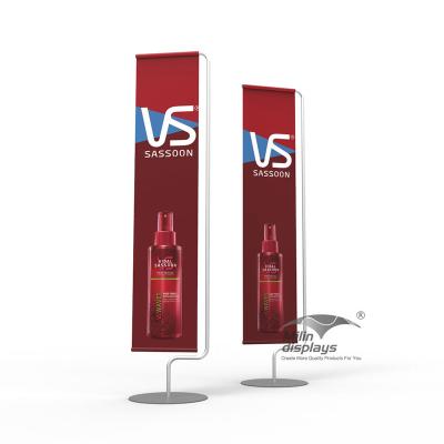 China FLYING Custom Printed Square Advertising Flags Banners For Exhibition for sale