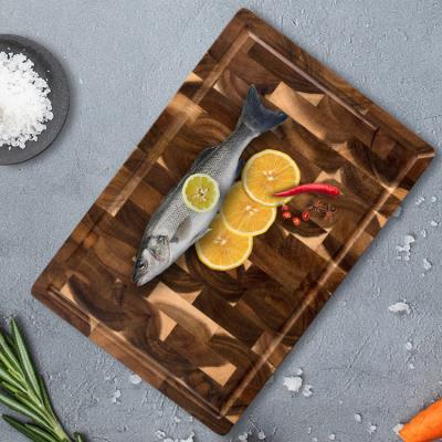 China Viable Hot Sale Custom Kitchen Amazon Wooden Chopping Cutting Board for sale