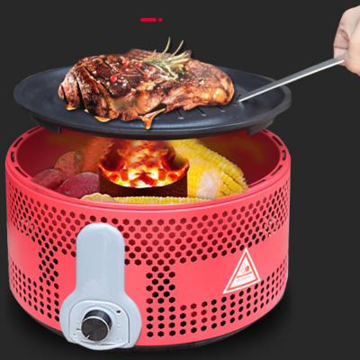 China Adjustable Multifunctional Smokeless Portable Grill Charcoal Grill Suitable Size Kebab Charcoal Homemade Barbecue for sale