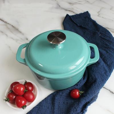 China Durable Cast Iron Dutch Oven Enameled Quart Enameled Dutch Oven , Stock Pot With Lid Cookware Kitchenware for sale