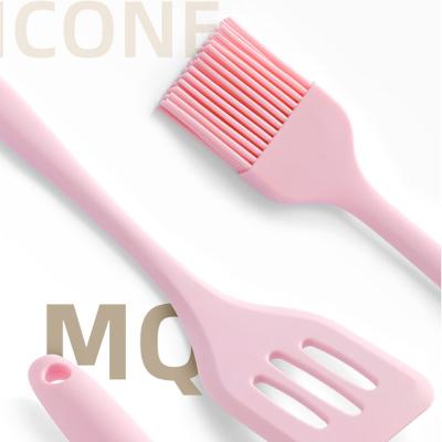 China China Sustainable Stock Spoon Silicone Cooking Spatula BBQ Silicone Spatula for sale