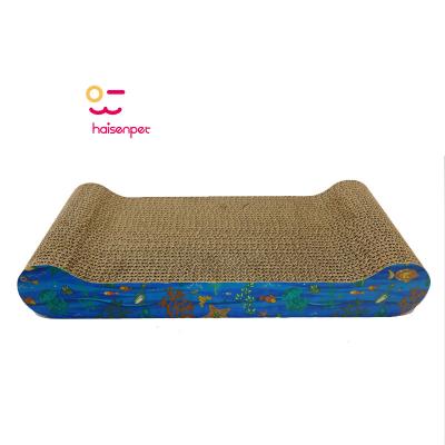 China Hot Selling Environmental Carbord Bone Cat Scratcher Toys Factory Viable for sale