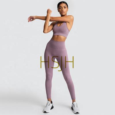 China Ptsports Design Women Fitness Yoga Set HOT Breathable Women Seamless Yoga Wear High Quality Seamless Wear for sale